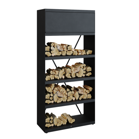 OFYR Wood Storage Black 100