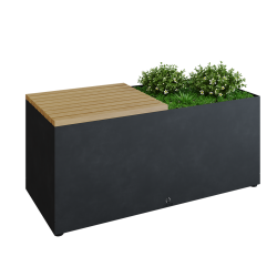 OFYR Herb Garden Bench Black