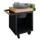 OFYR Kamado Table Black 65 PRO Teakholz Kamado Joe