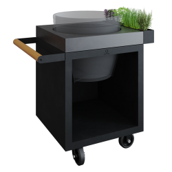 OFYR Kamado Table Black 65 PRO Beton BGE