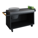 OFYR Kamado Table Black 135 PRO Beton BGE