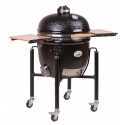 Monolith Classic BBQ-Guru, PRO-Serie 2.0 Black inkl. Gestell & Seitentische