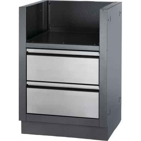 Einbau Grill-Unterschrank für Dual Seitenbrenner, Sizzle Zone™ & Power-Wokbrenner