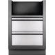 Einbau Grill-Unterschrank für Dual Seitenbrenner, Sizzle Zone™ & Power-Wokbrenner