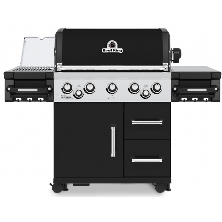 Broil King Imperial™ 590er IR, 2022er Modell, mit Infrarot Seitenbrenner, Schwarz