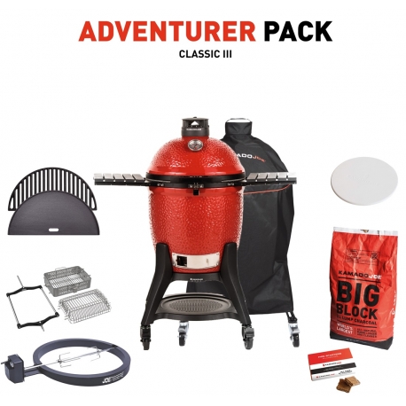 Kamado Joe ® - Classic III Red - Adventurer Pack
