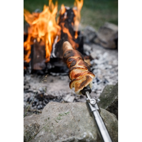 Stockbrot-Spieß mit Gusseisenspitze