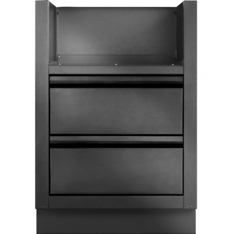Einbau Grill-Unterschrank für Dual Seitenbrenner, Sizzle Zone™ & Power-Wokbrenner