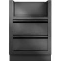 Einbau Grill-Unterschrank für Dual Seitenbrenner, Sizzle Zone™ & Power-Wokbrenner