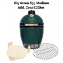 Big Green Egg Medium, inkl. ConvEGGtor